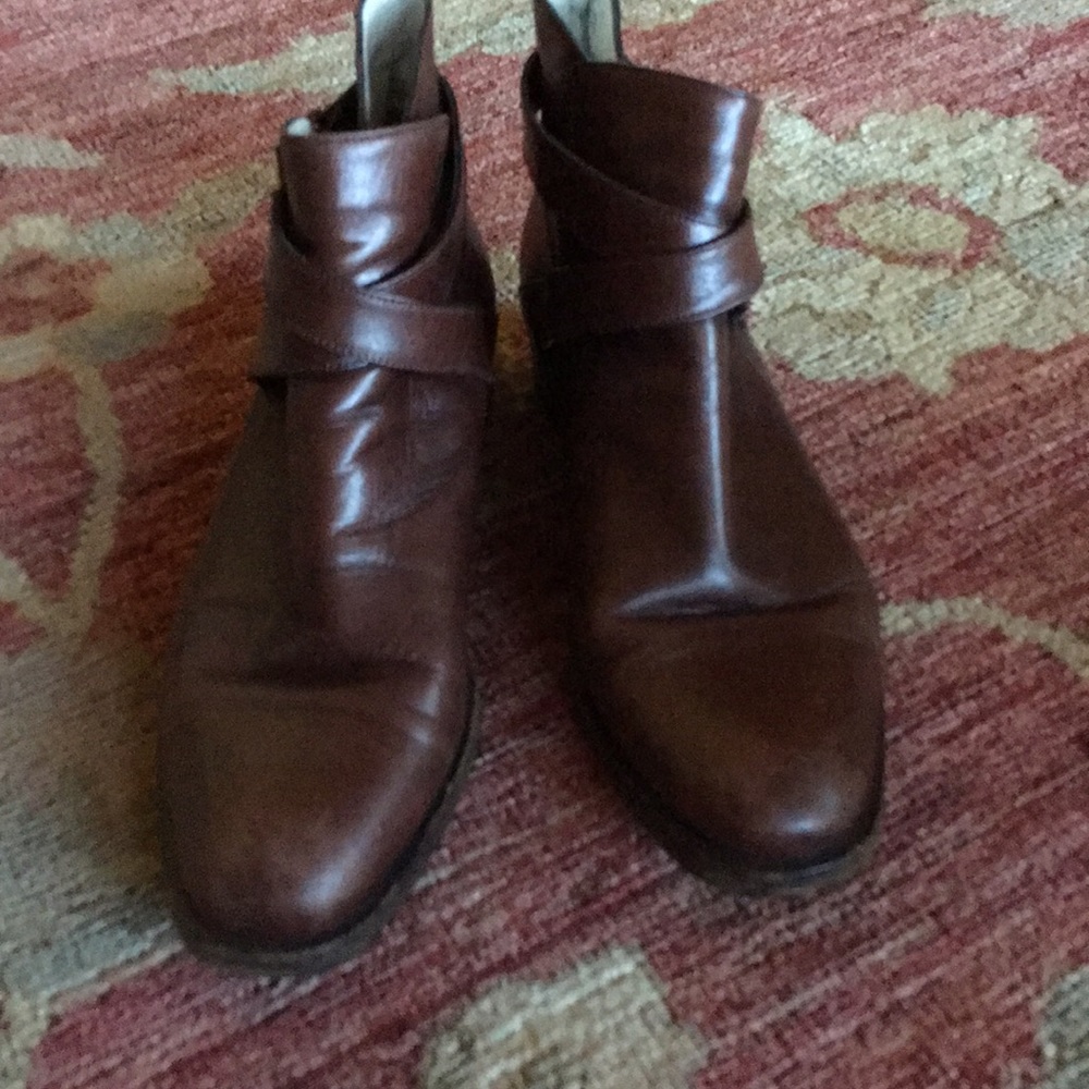 Bally brown booties